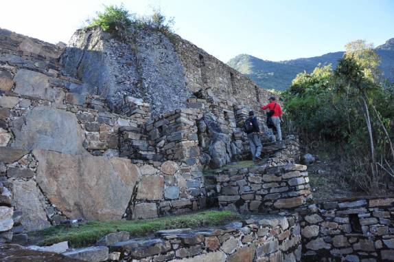 Explorando as ruínas de Choquequirao, no Peru